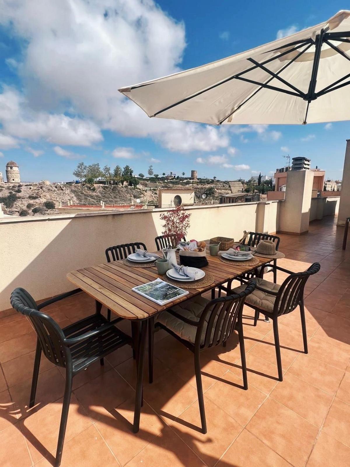 Ferienwohnung Casa Jara- With A Private Terrace 360 Views In Old Town - Free Parking Cartagena Exterior foto
